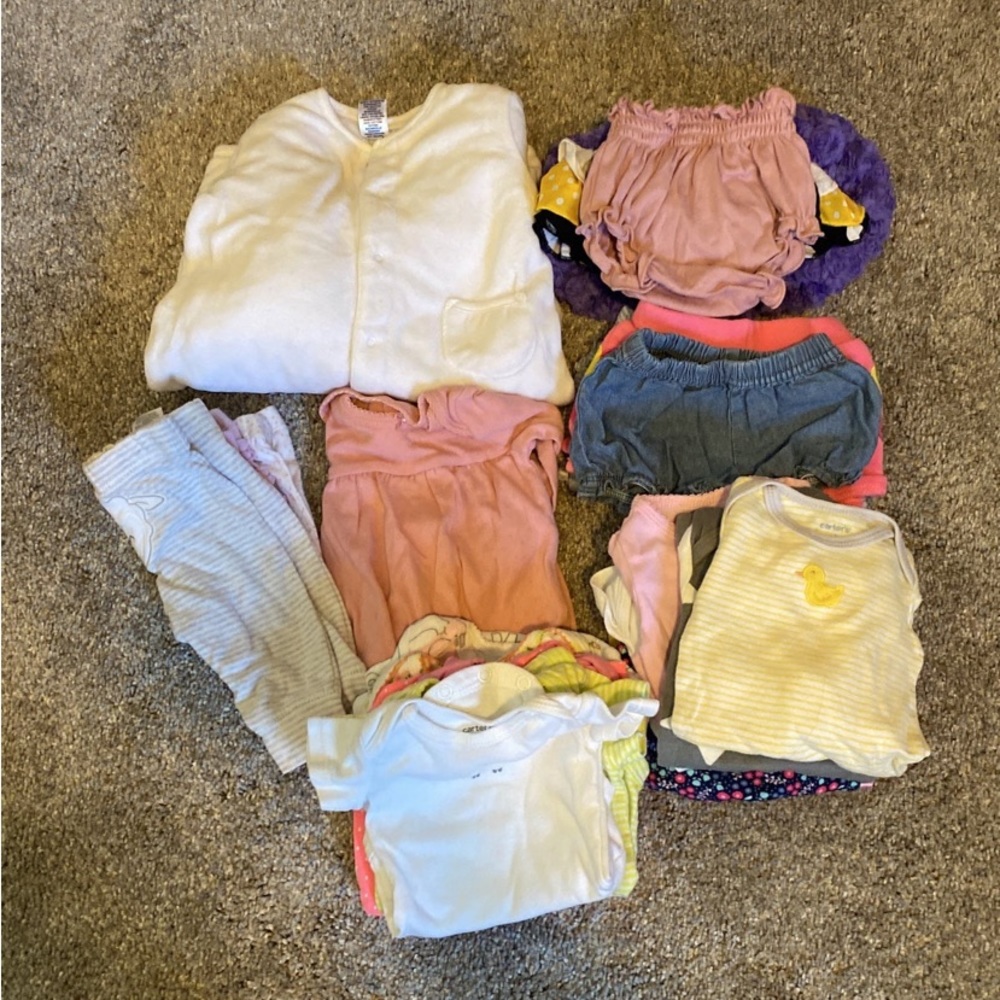 SOLD 25pc NB Girl Bundle